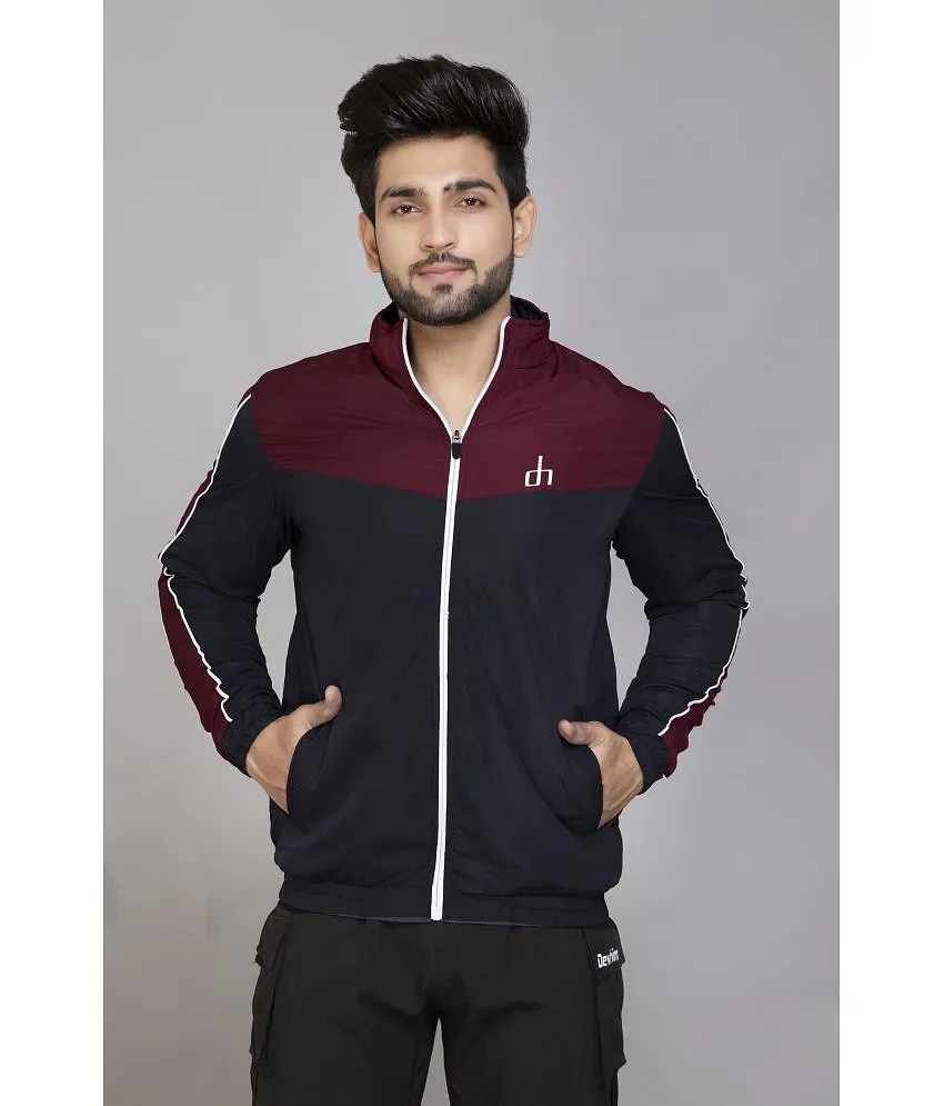 Devhim Olive Nylon Men s Fitness Windcheater Pack of 1 Buy