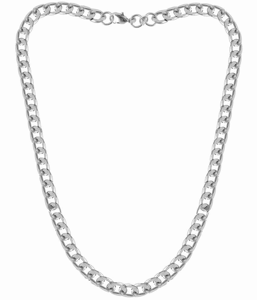    			MGSV - Silver Plated Chain ( Pack of 1 )