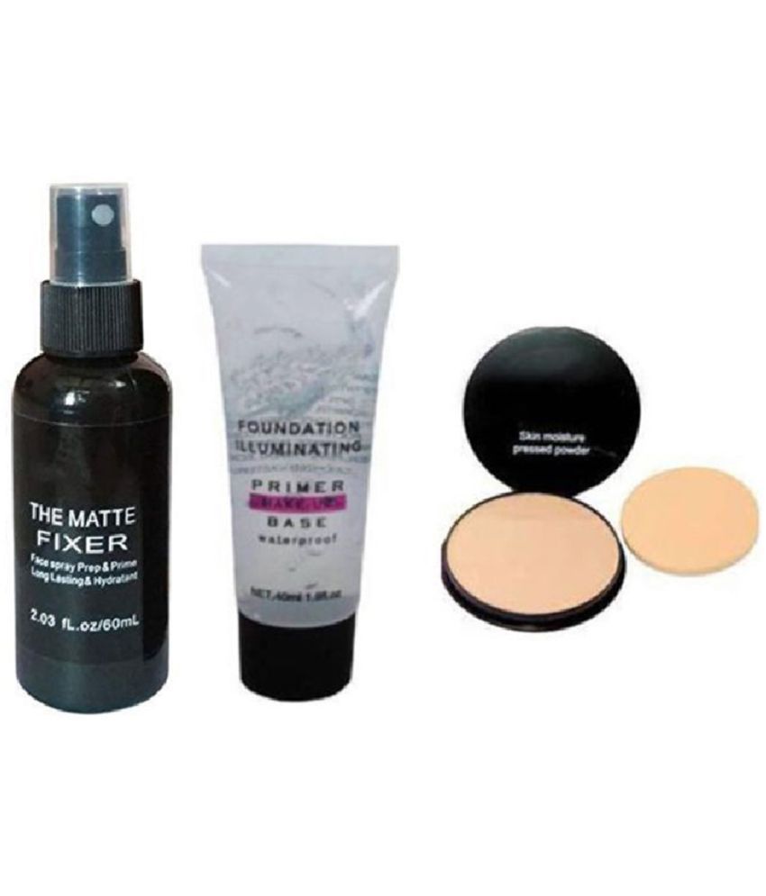     			RTB Makeup Primer, Compact & Face Makeup Setting Spray Pack of 3 100