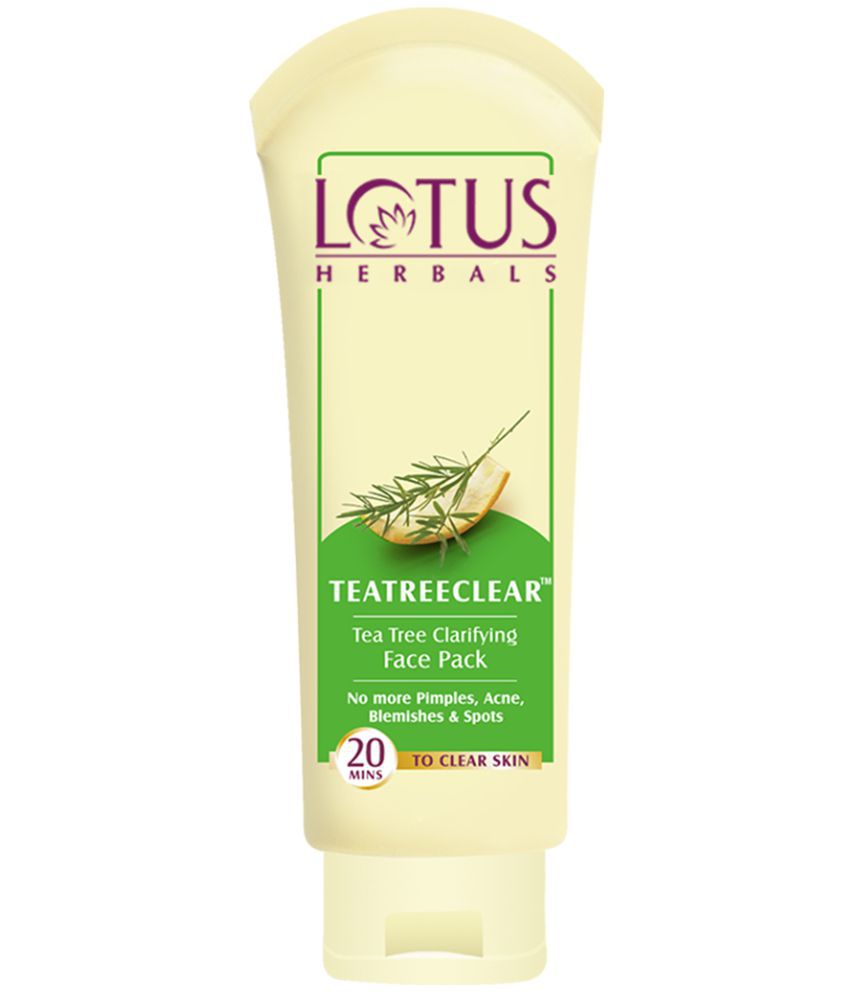     			Lotus Herbals Teatreeclear Tea Tree Clarifying Face Pack, Reduces Pimples, Acne, Blemishes & Spots, 120g