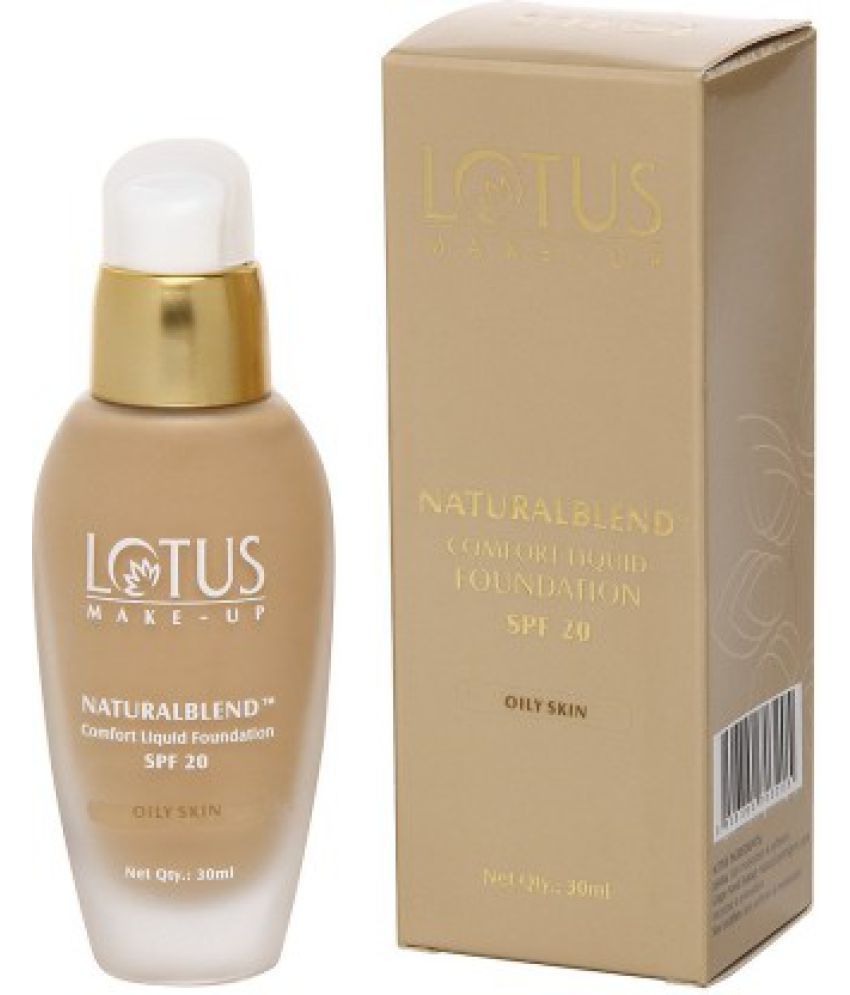     			Lotus Make, Up Naturalblend Comfort Liquid Foundation SPF, 20 Buff(Oily)