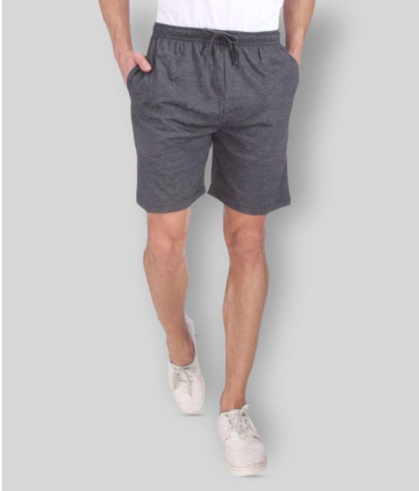     			Neo Garments - Grey Cotton Men's Shorts ( Pack of 1 )