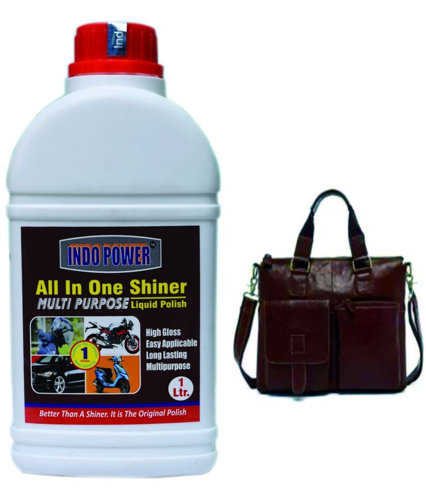 indopower Clear Coat Shine Polish For All Cars and Motorbikes 1000 mL