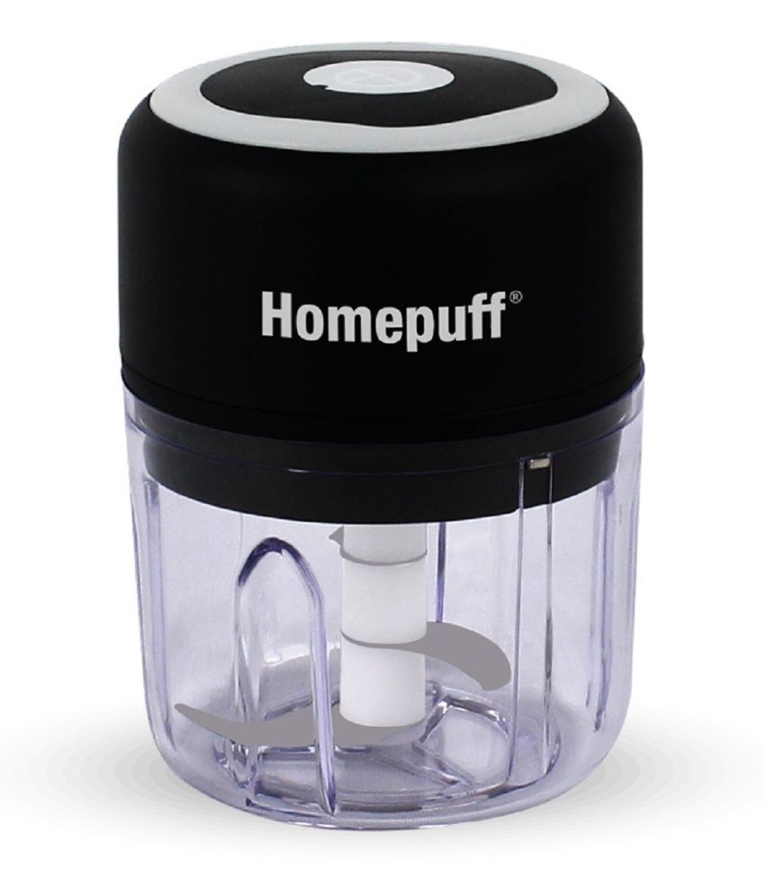    			Home Puff - Black and White Plastic Electric Chopper ( Pack of 1 )