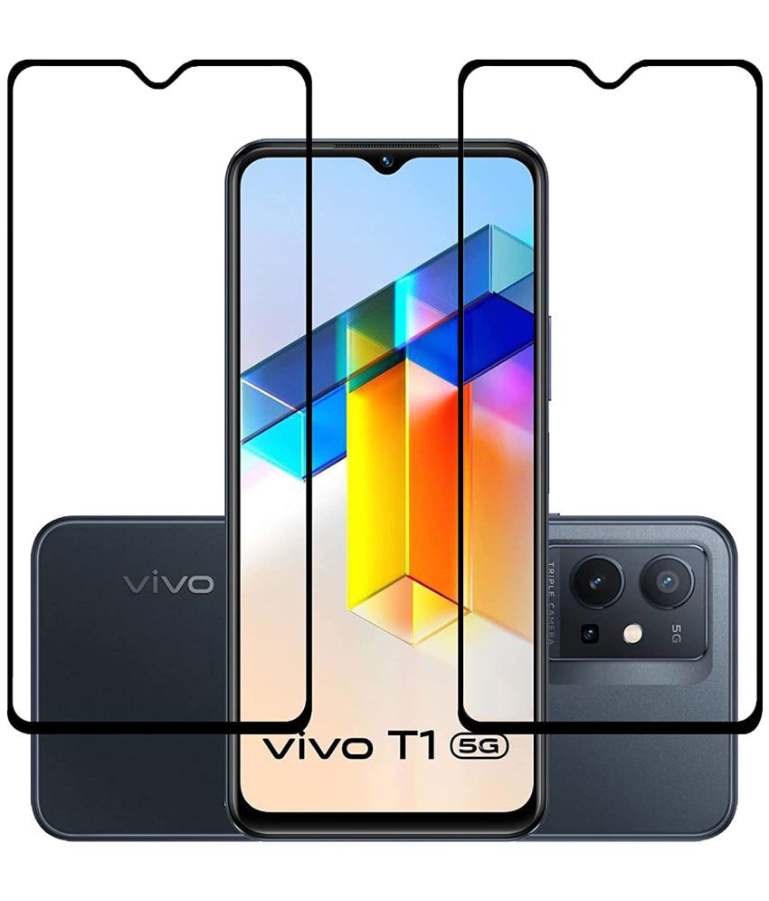 DSR Digital - Tempered Glass Compatible For Vivo T1 5G ( Pack of 2 )