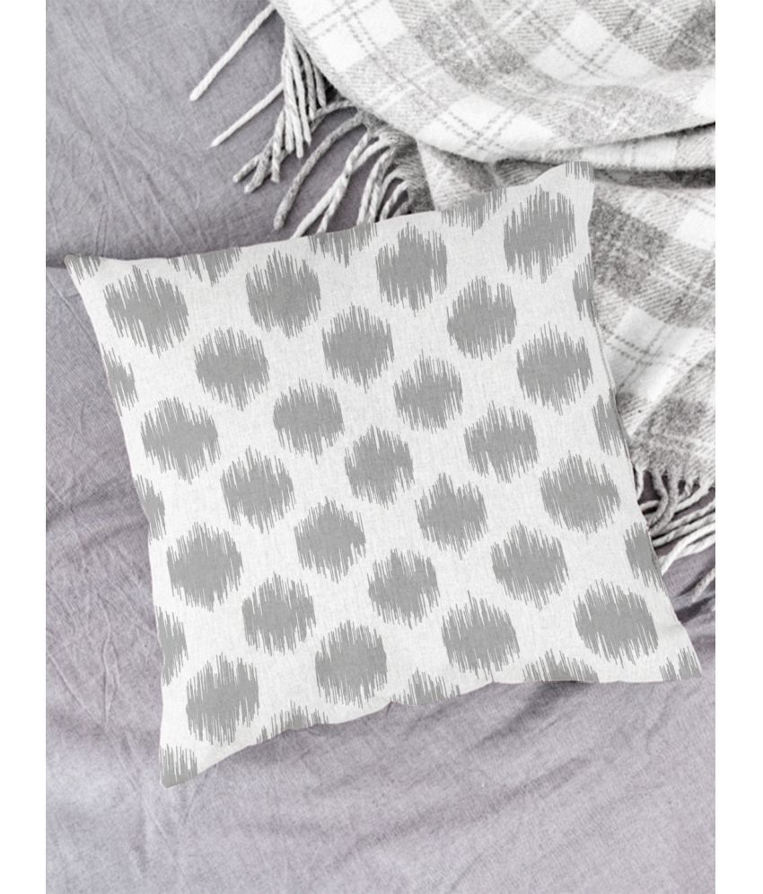     			Houzzcode - Water Repellent Gray Polyester Pillow Covers 40x40x3 ( Pack of 1 )