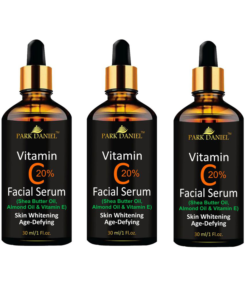     			Park Daniel Vitamic C Facial Serum 20% Skin Toning Face Serum For Combination Skin For All Skin Type ( Pack of 3 ) of 30 ML