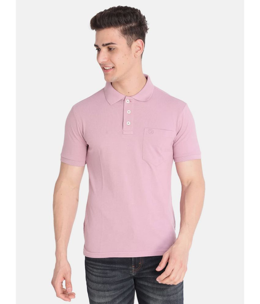     			Chkokko - Purple Cotton Blend Regular Fit Men's Polo T Shirt ( Pack of 1 )