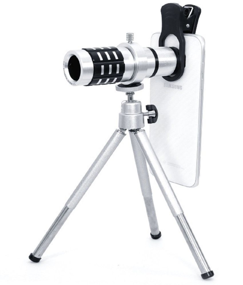 Life Like 12x Zoom Metal Hd with Tripod Portable Mobile Phone Telescope Lens