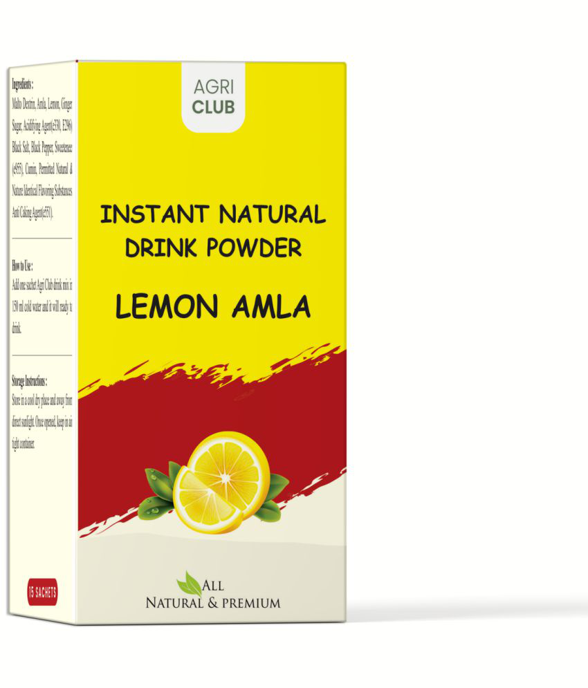     			AGRI CLUB Lemon Amla Drink Powder Instant Mix 225 gm