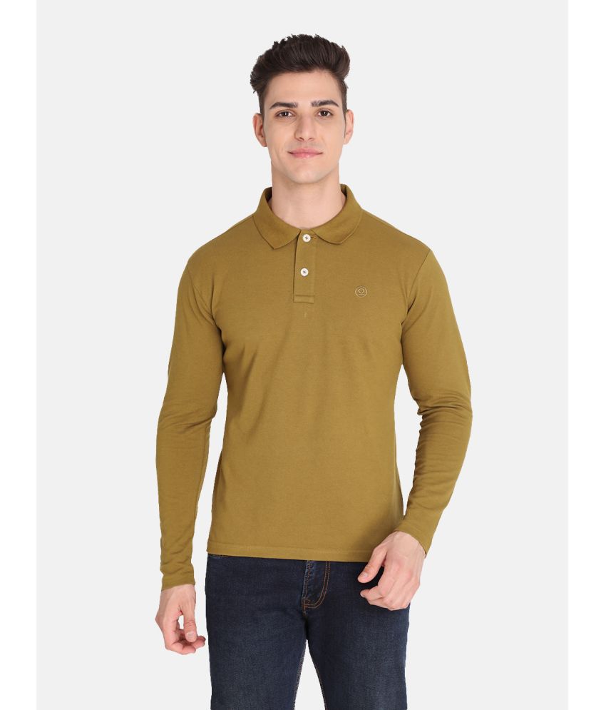    			Chkokko - Green Cotton Blend Regular Fit Men's Polo T Shirt ( Pack of 1 )