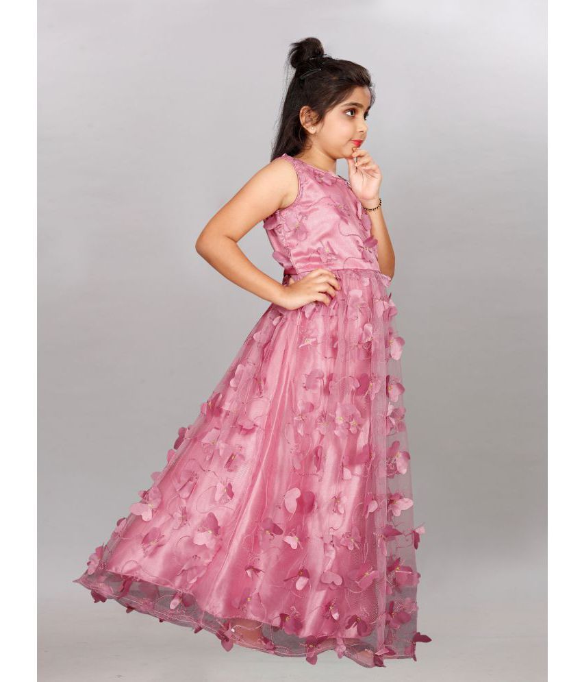 Aarika Girls Multicolor Gown  Buy Aarika Girls Multicolor Gown Online at  Low Price  Snapdeal