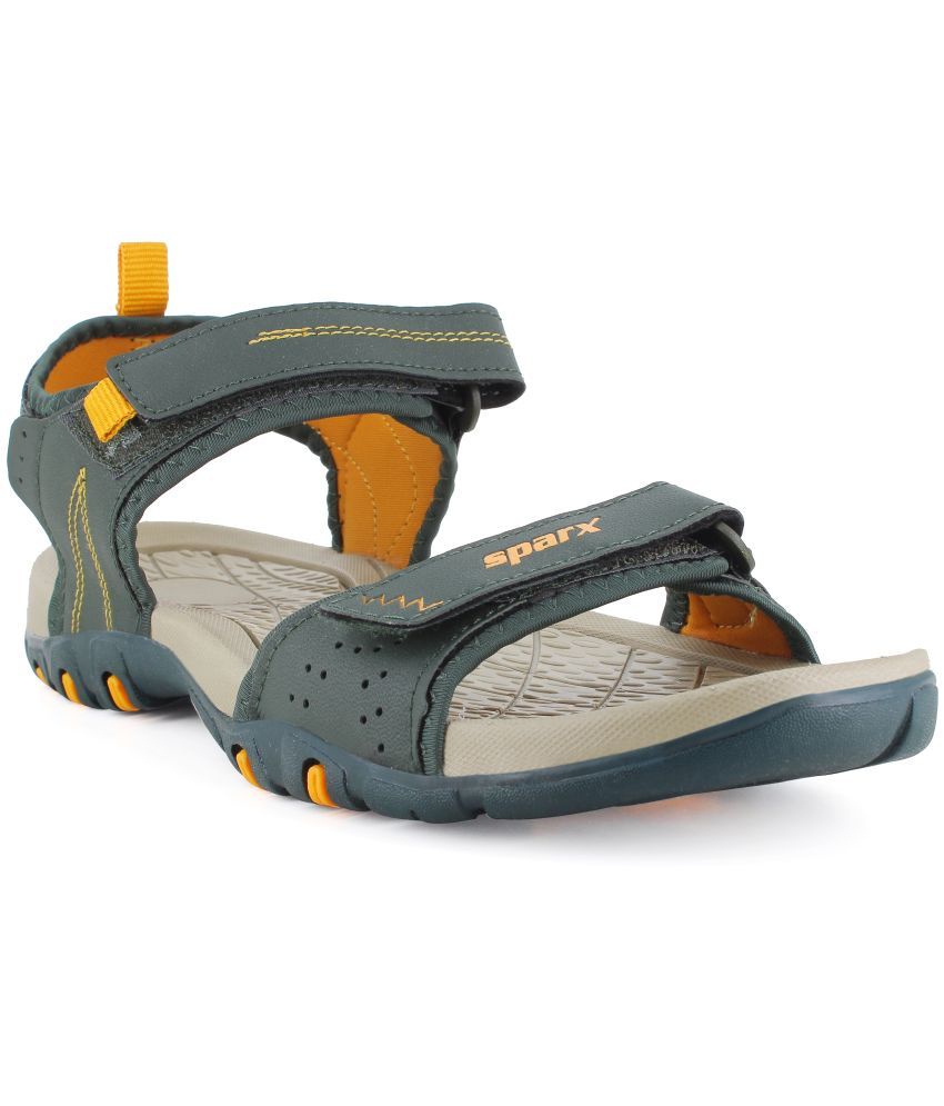Sparx - Green Men's Floater Sandals 