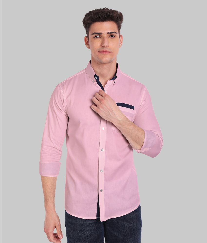     			Vida Loca - Pink Cotton Slim Fit Men's Casual Shirt ( Pack of 1 )