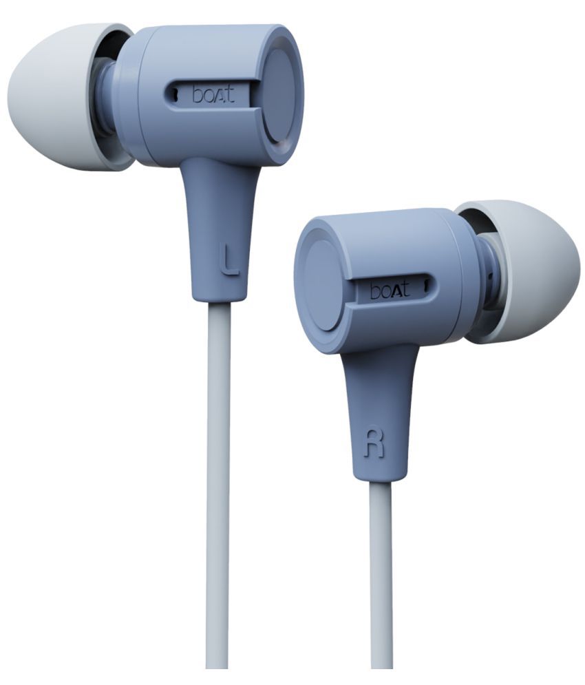 boAt Bassheads 102 On Ear Wired With Mic Headphones/Earphones Purple