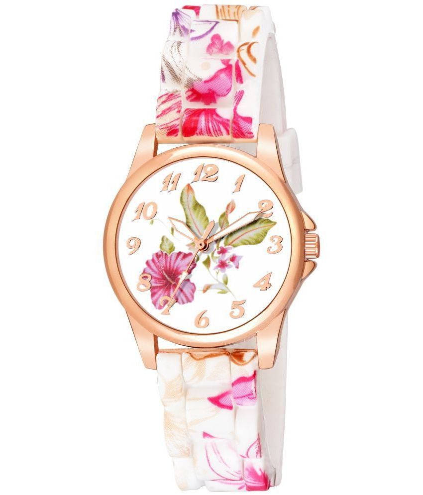 Cosmic - Multicolor Silicon Analog Womens Watch