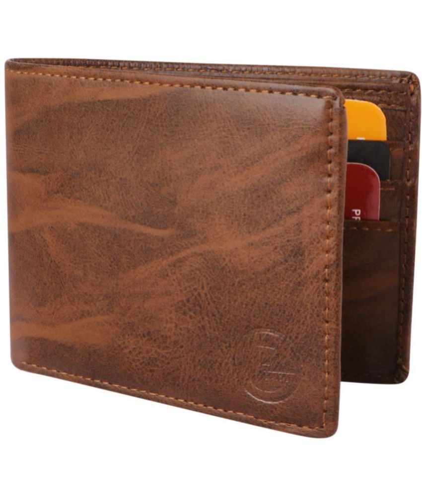     			Royal Craft - Brown PU Men's Two Fold Wallet ( Pack of 1 )
