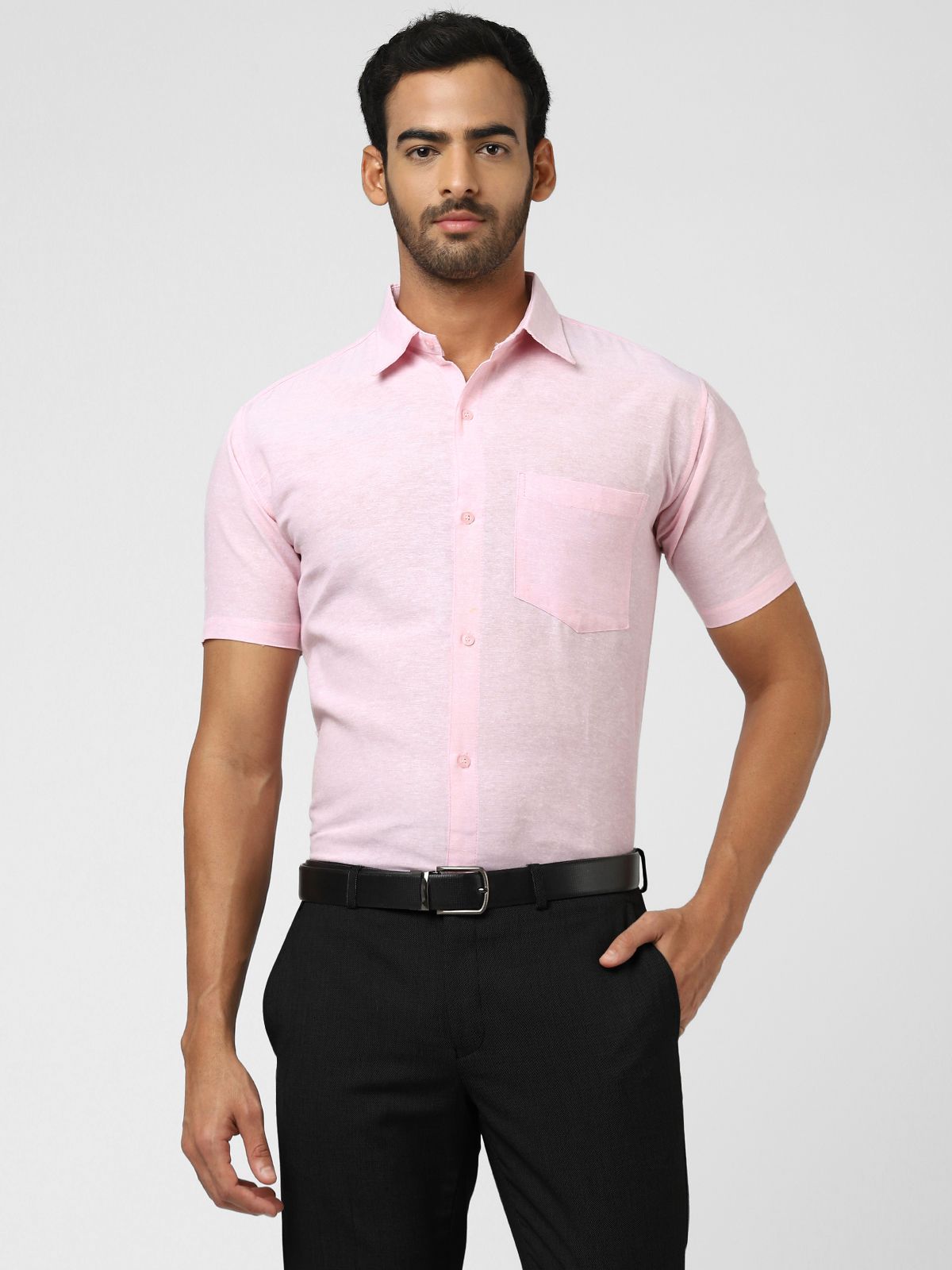     			DESHBANDHU DBK - Pink Cotton Regular Fit Men's Casual Shirt ( Pack of 1 )