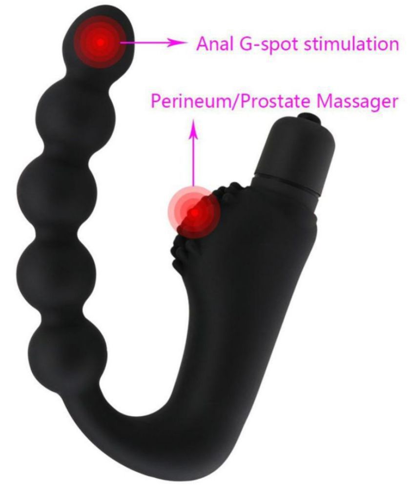    			Kamahouse Premium Quality Vibrating Anal Beads Silicone Massager Stimulate Orgasm