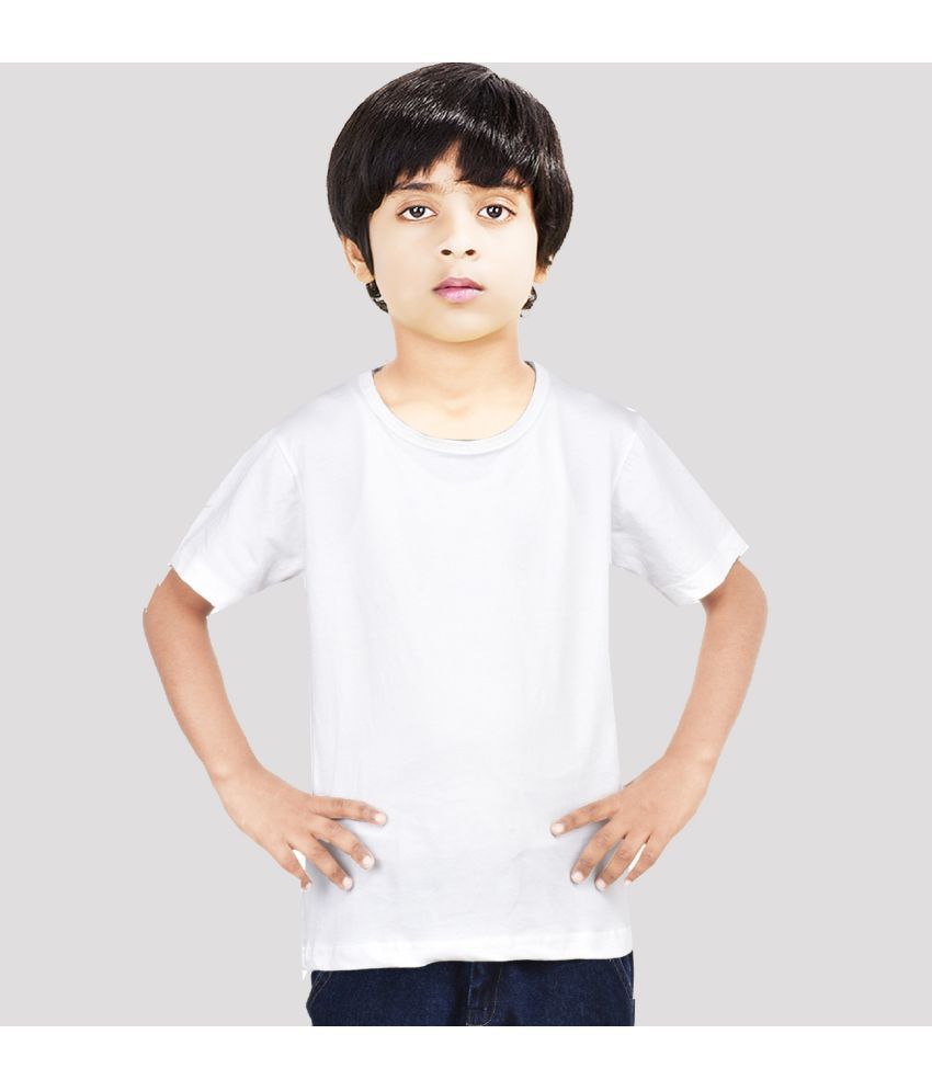Made In The Shade - White Cotton Boy's T-Shirt ( Pack of 1 )