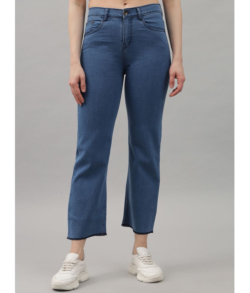 Q-rious - Blue Denim Lycra Women's Jeans ( Pack of 1 )
