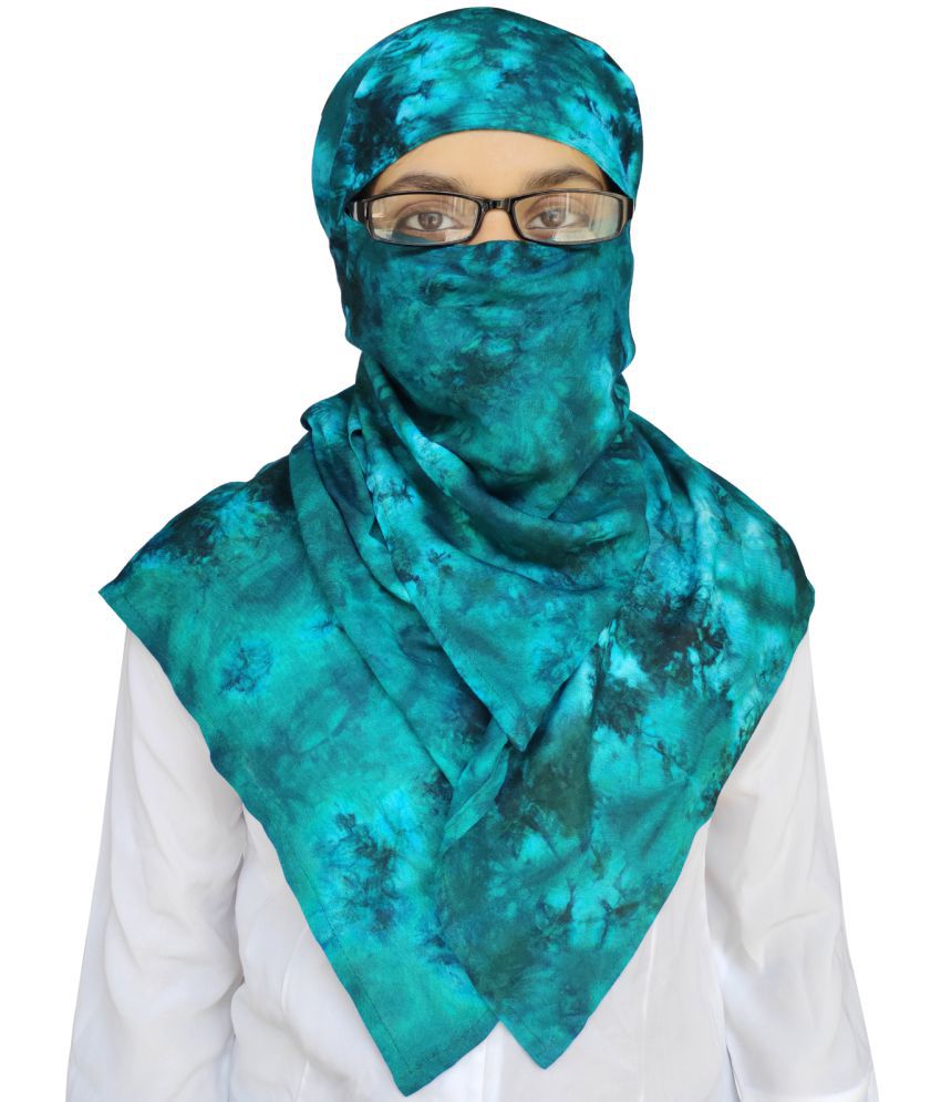     			Switchon - Green Rayon Women's Scarf ( Pack of 1 )