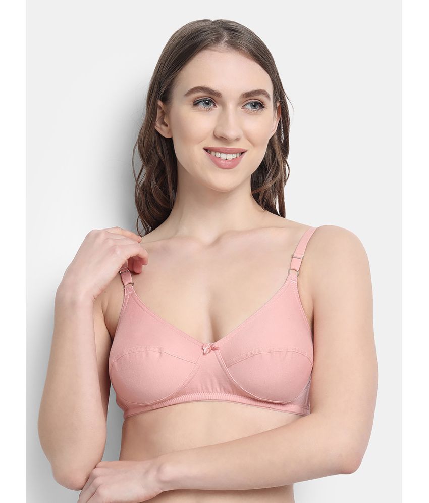     			VStar - Pink Cotton Non Padded Women's Everyday Bra ( Pack of 1 )