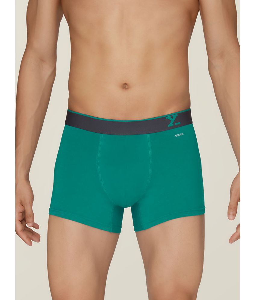 XYXX - Green Cotton Men's Trunks ( Pack of 1 )