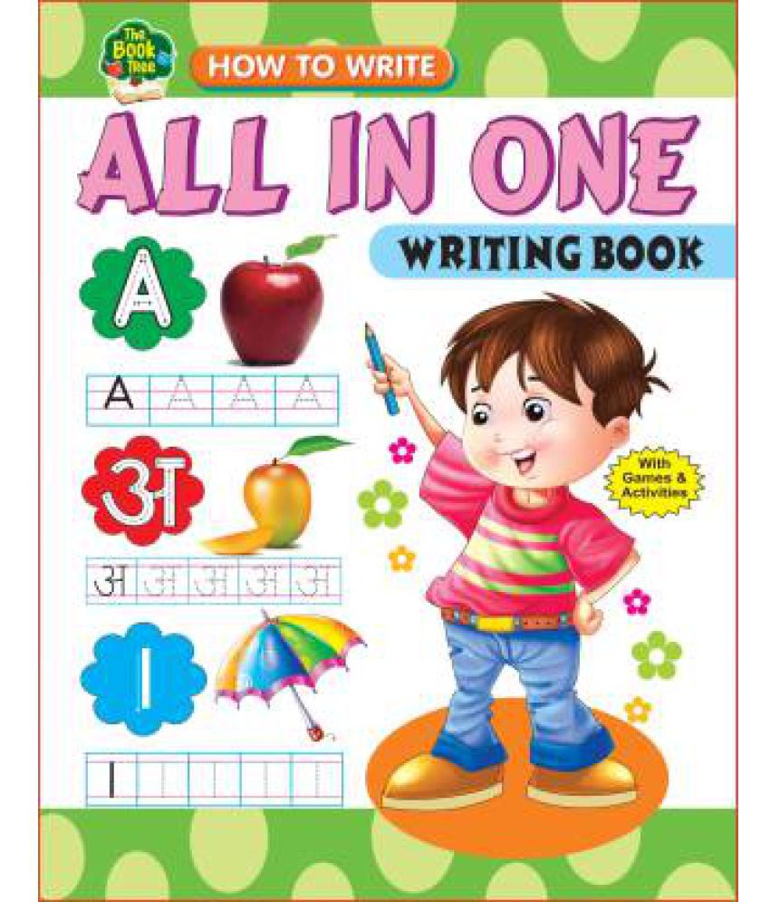     			ALL IN ONE WRITING BOOK WITH GAMES  And  Activities