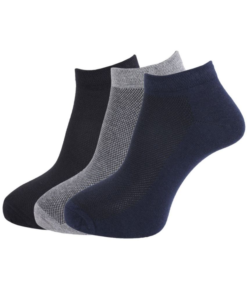 Dollar Socks - Cotton Men's Self Design Multicolor Mid Length Socks ( Pack of 3 )