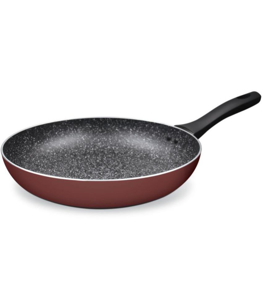     			Milton Pro Cook Aluminium Granito Induction Fry Pan, 28 cm, Burgundy