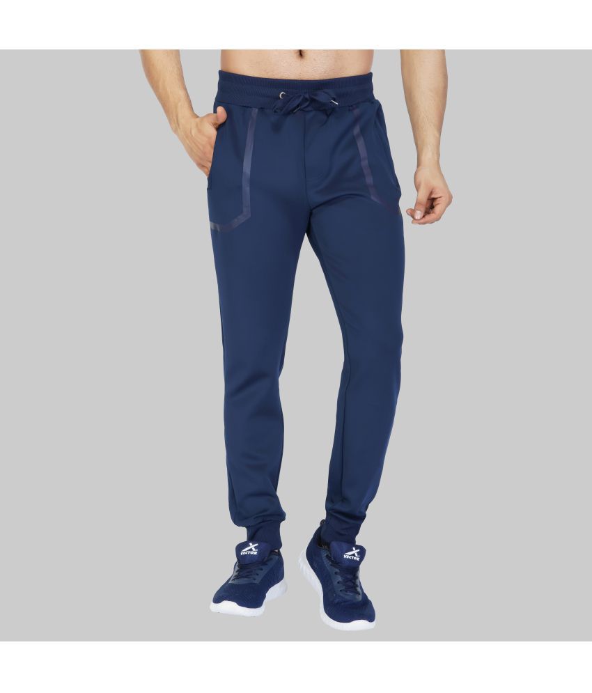     			Vector X - Navy Polyester Men's Sports Joggers ( Pack of 1 )