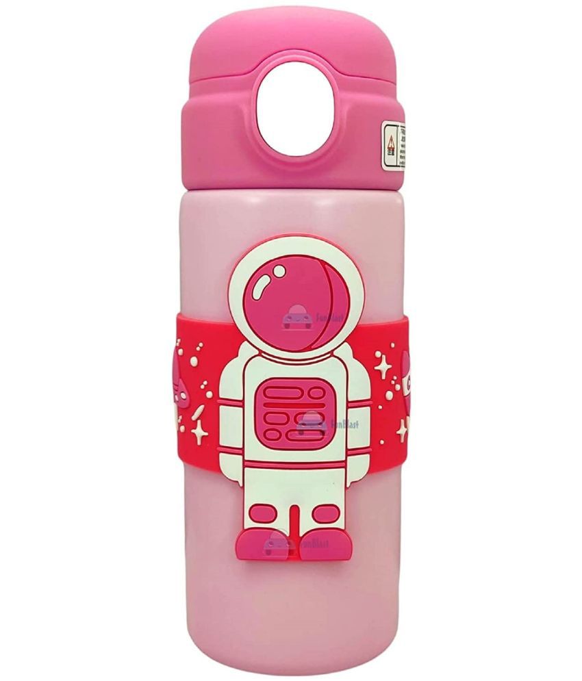     			FunBlast Astronaut Theme Hot and Cold Water Bottle for Kids - Insulated SS316 Bottle, Kids Water Bottle -Double Walled Vacuum Insulated Stainless Steel Bottle (500 ML)