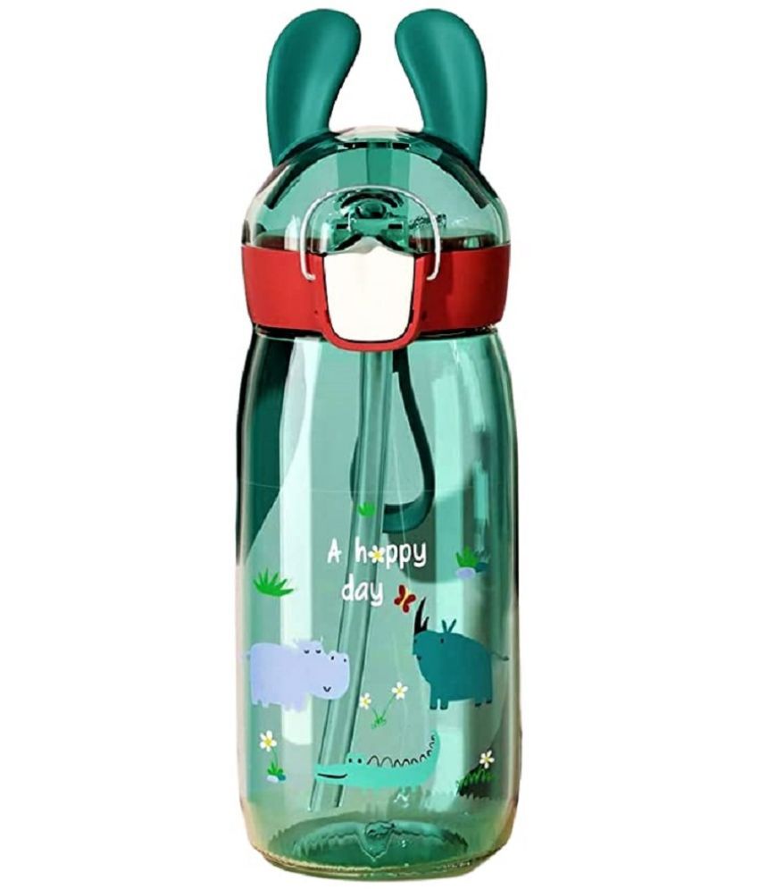     			FunBlast Water Bottle for Kids, Cute Design Water Bottle with Sipper, Sipper Bottle for Kids -Anti-Leak Kids Cartoon Water Bottle for Kids - 550 ML (Animal)