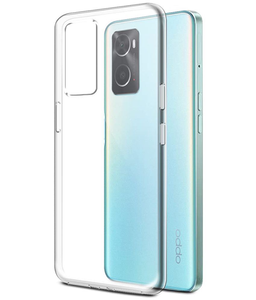     			KOVADO - Transparent Silicon Plain Cases Compatible For Oppo A96 ( Pack of 1 )