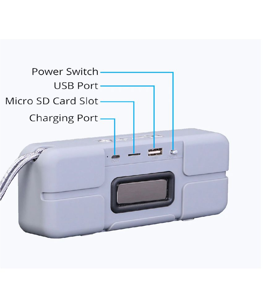 Zebronics ZEBBREW Bluetooth Speaker Metallic Grey Buy Zebronics ZEB