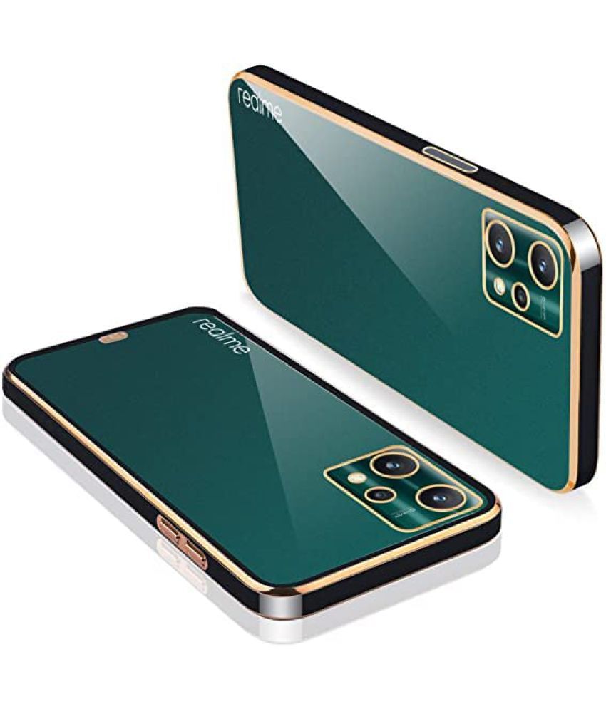     			KOVADO - Black Silicon Silicon Soft cases Compatible For Realme 9 Pro Plus ( Pack of 1 )