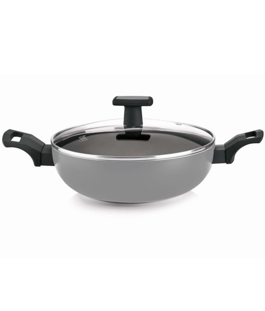     			Milton Pro Cook Black Pearl Induction Kadhai, 24 cm /2.8 Litre