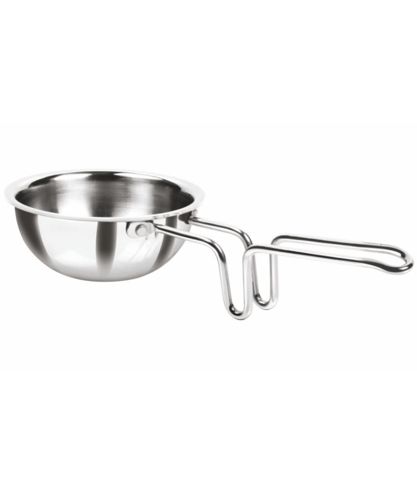     			Milton Pro Cook Triply Stainless Steel Tadka Pan, 12 cm, Silver