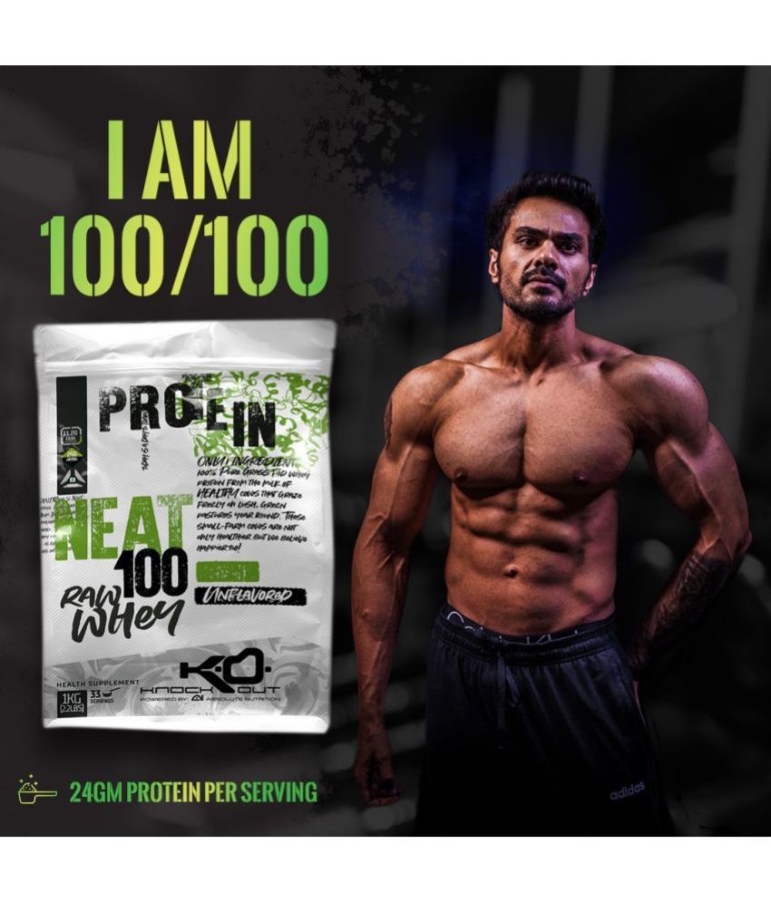 Absolute Nutrition Knockout Series Raw Whey Protein Powder ( 1 kg