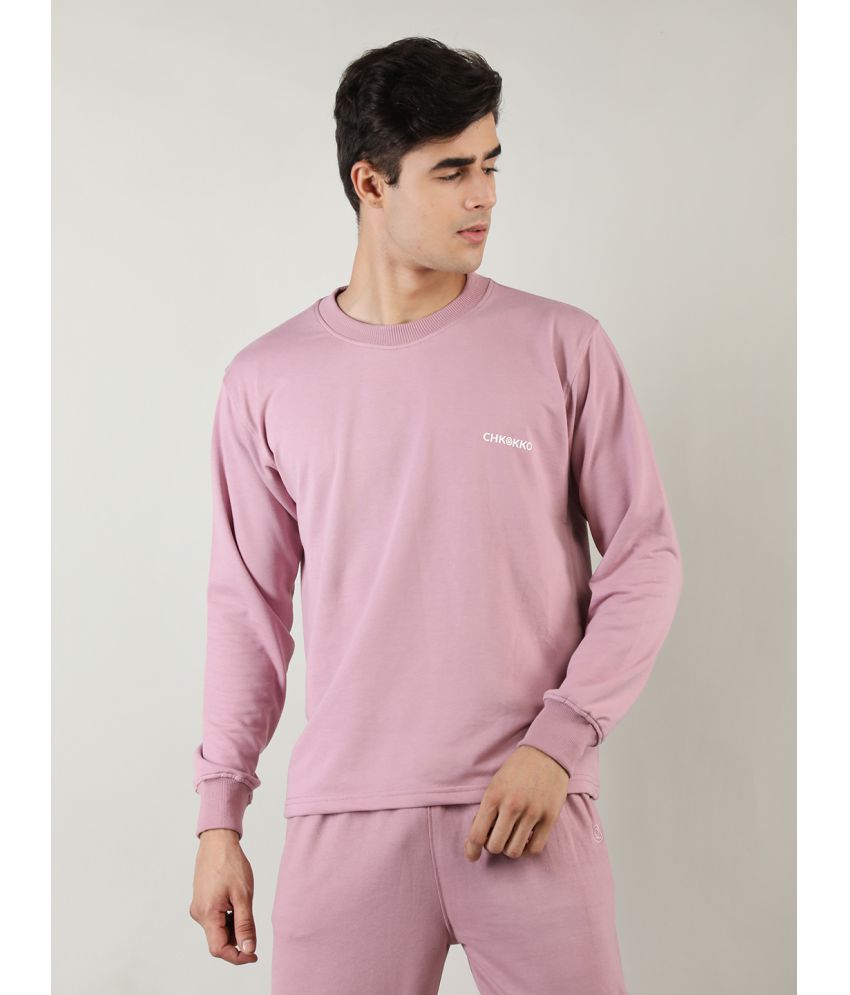     			Chkokko - Pink Cotton Blend Regular Fit Men's T-Shirt ( Pack of 1 )