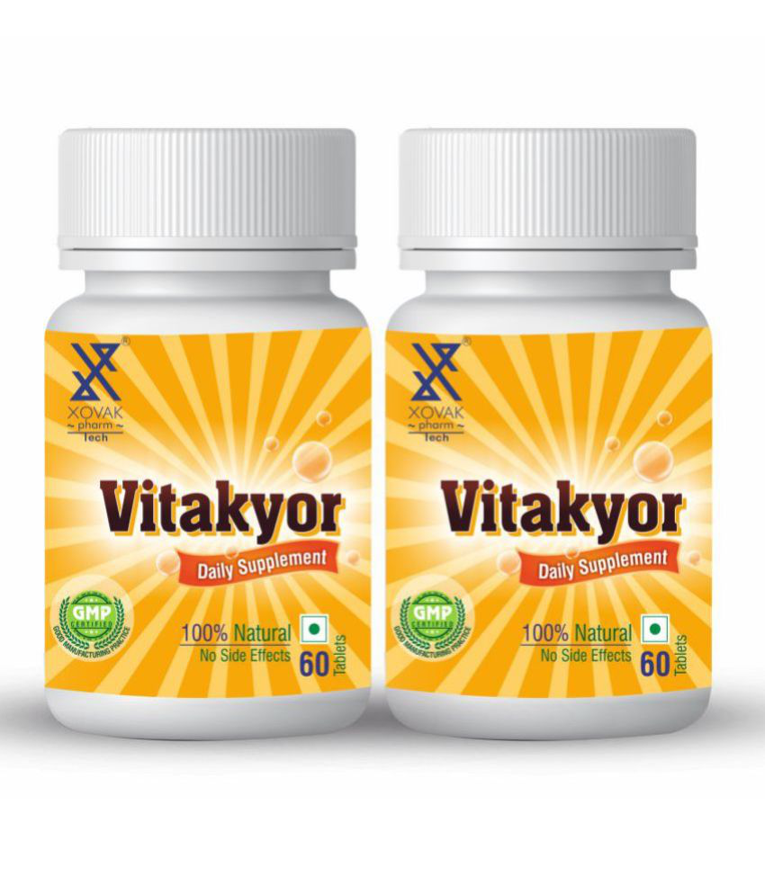    			xovak pharmtech Ayurvedic Vitakyor Multivitamin Tablet 100 gm Pack Of 2