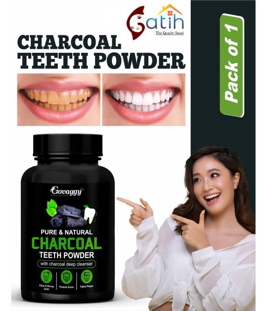     			Gatih Teeth Whitening Powder Coconut Charcoal Tooth Powder Charcoal Toothpaste Body Wash 100 g