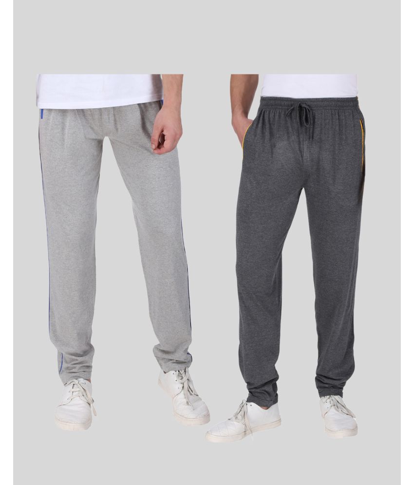     			Neo Garments - Multicolor Cotton Men's Trackpants ( Pack of 2 )