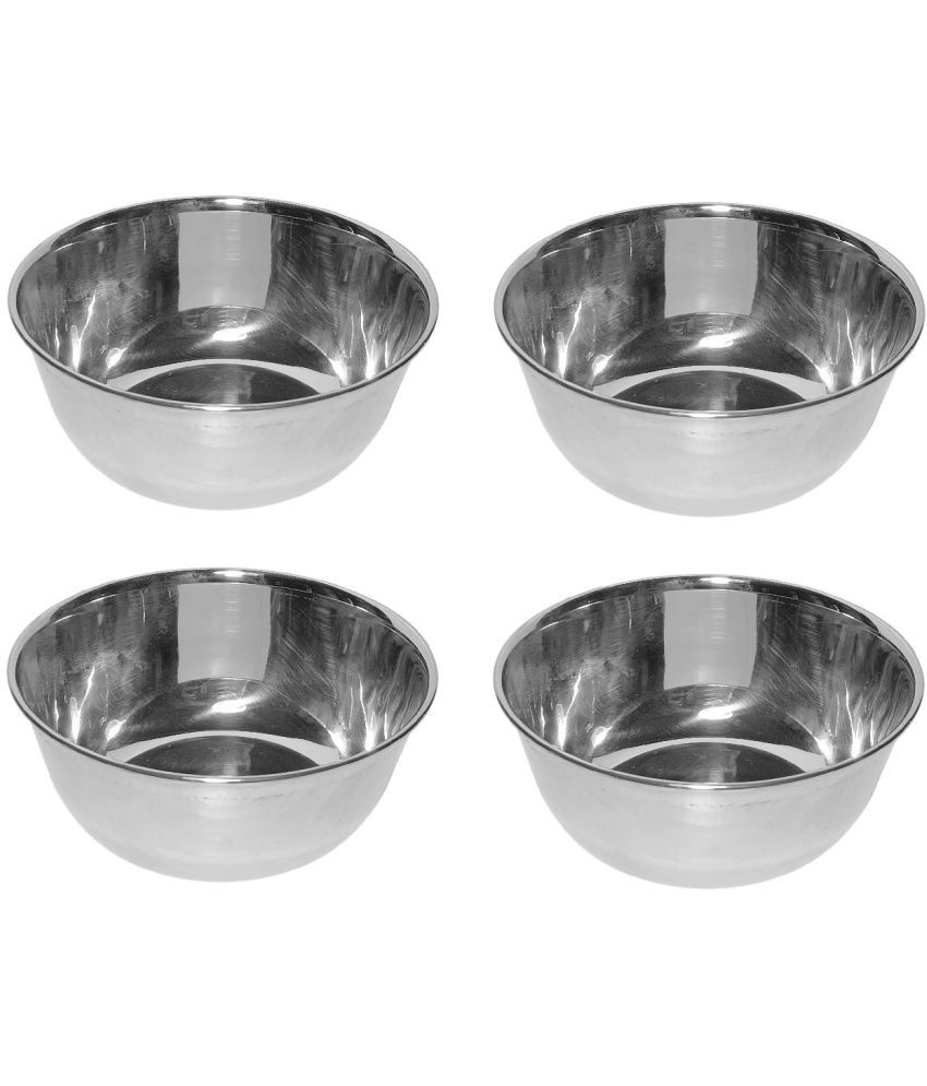     			A & H ENTERPRISES - Stainless Steel Cereal Bowl 200 mL ( Set of 4 )