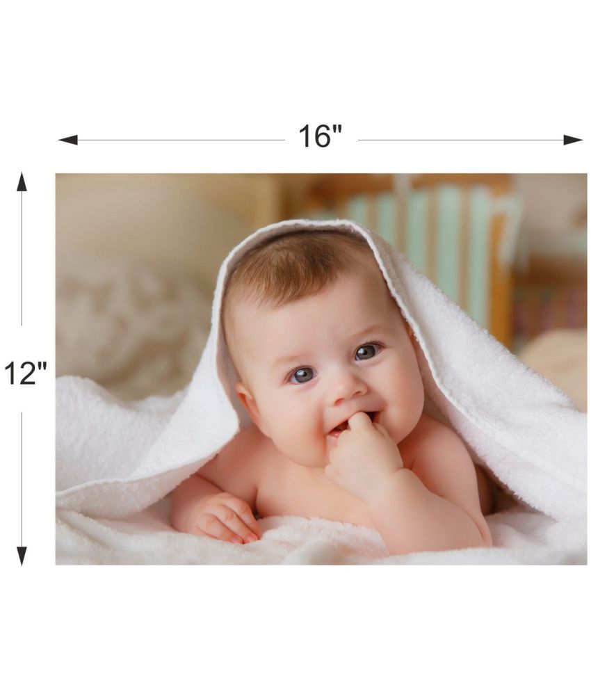 Photojaanic Smiling Baby Poster Paper Wall Poster Without Frame Buy