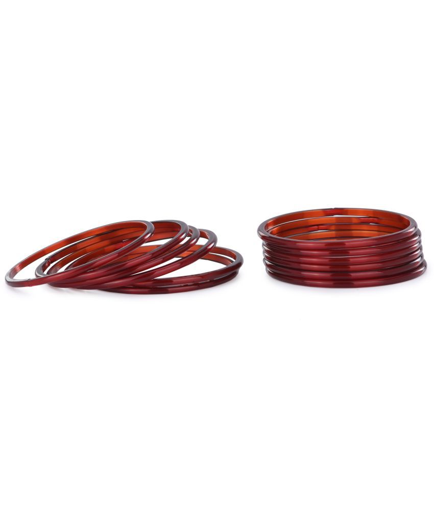     			Somil - Maroon Bangle ( Pack of 12 )