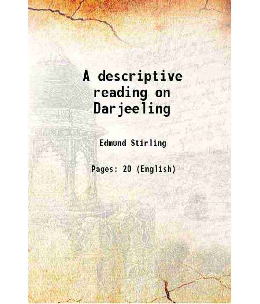     			A descriptive reading on Darjeeling 1891 [Hardcover]