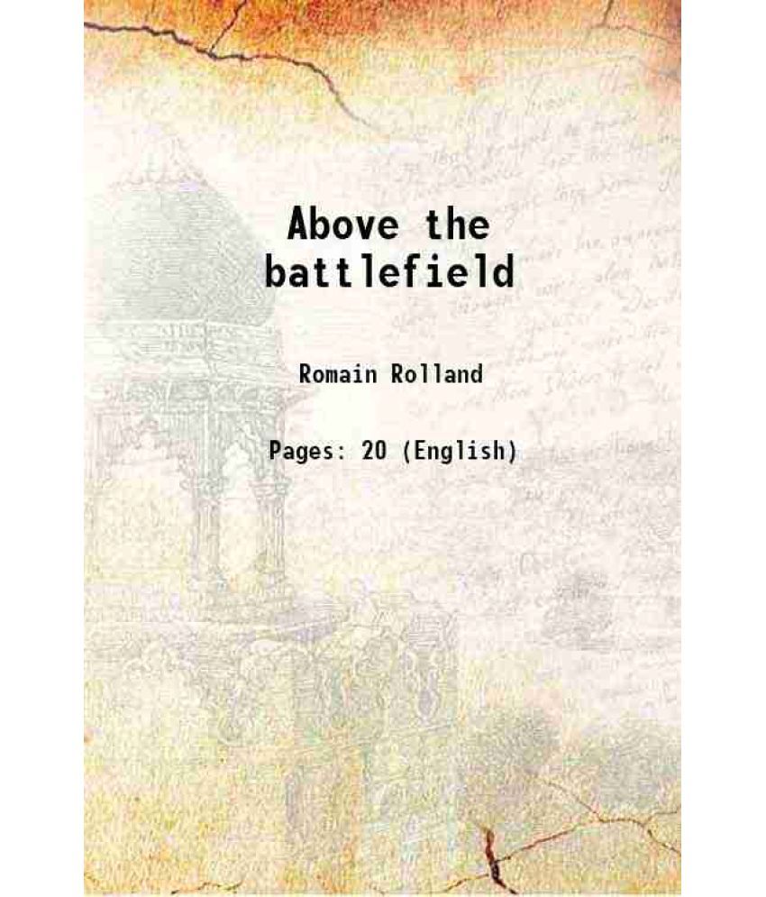     			Above the battlefield 1914 [Hardcover]