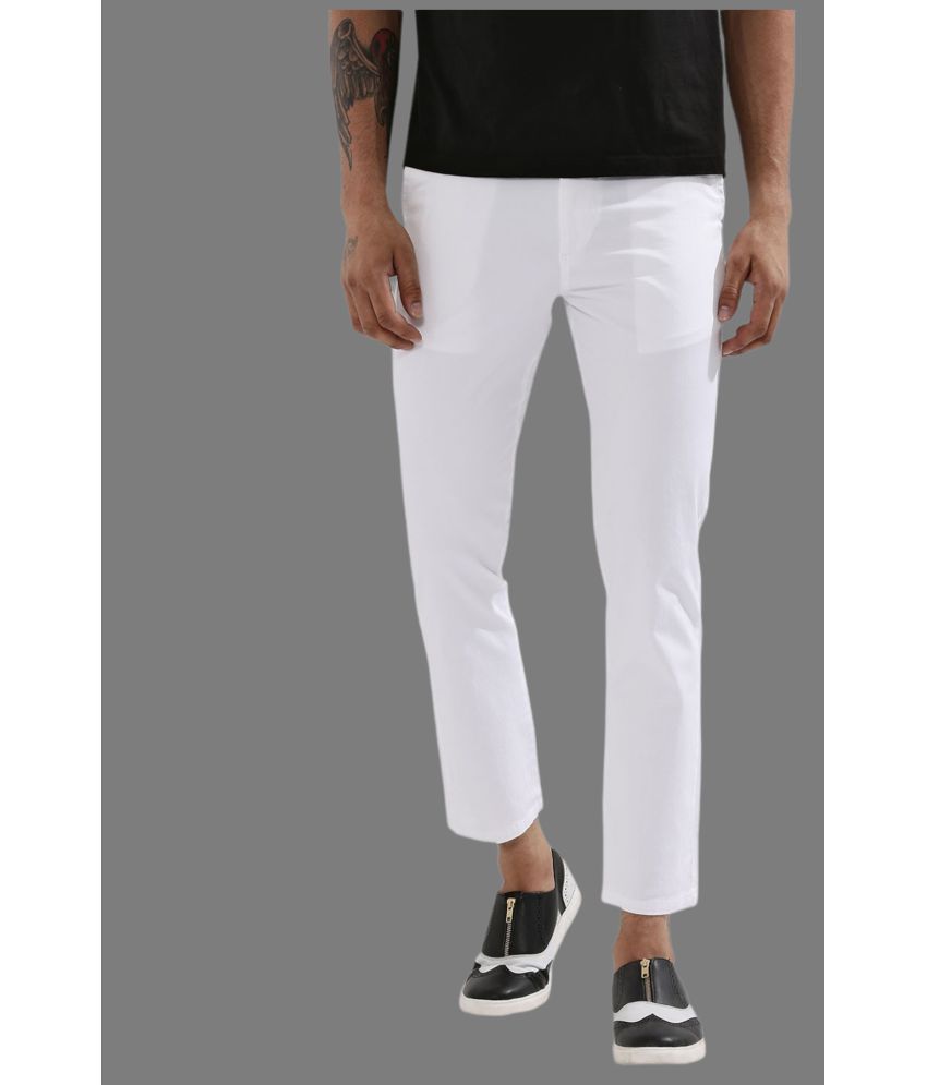     			HALOGEN White Regular Formal Trouser ( Pack of 1 )